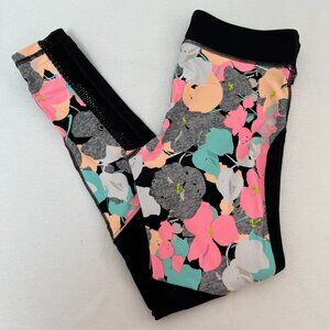 Trina Turk Recreation Athletic Athleisure Floral Soft Leggings Women's Large